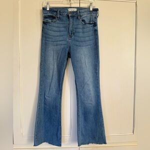 Harper Heritage High Rise Kick Crop Jeans. Size 28